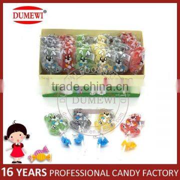 Colorful Fruity Delicious Soft Candy Rabbit Shapes Jelly Lollipop Candy photo-2