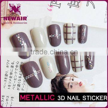 New Air Metallic Nail Art Sticker photo-2