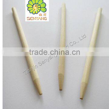 round apple stick wood fruit fork