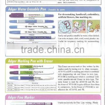 JAPAN ADGER CHAKO ACE SERIES AUTO DISAPPEARS GARMENT MARKER PEN photo-2