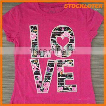 Girls Burn-off T-Shirt Overstock, 160906c