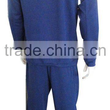 Men's CVC With Brush Training Fleece Tracksuits photo-3