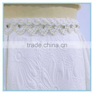 New Design Two Piece Front Short Back Long Trailing Wedding Dress photo-4