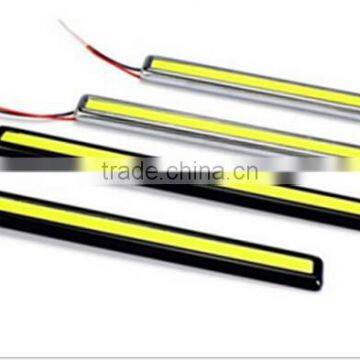 New Ultra-thin High-brightness LED Daytime Running Lights Waterproof Power Cars Running Lights White Yellow photo-3