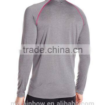 Dri-Fit Performance Raglan Long Sleeve T Shirt Jacket Top Quarter Zipper Pullover Jacket Black Plain Sports Top photo-4