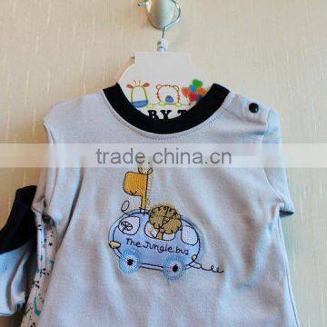 Wholesale Simply Style New Born Winter Clothing Set Winter Printed Knitted 8 Pcs Set For Boys 8TB1-39 photo-3