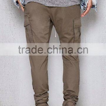 Drop Skinny Destroyed Athletic Cargo Joggers
