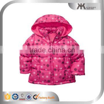 Kid girls Wholesale Christmas Holiday winter puffy/ puffer quilted Jacket