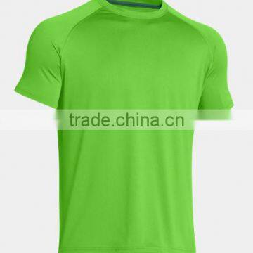 Custom Blank Promotional Dry Fit 100% Polyester t Shirt for Men Sporty Athletic Technical Shirts Wholesale photo-4