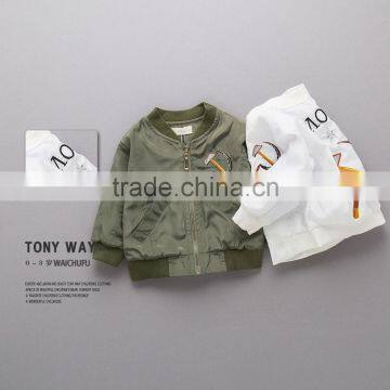S16352A New arrival spring autumn brand design Children outerwear coat