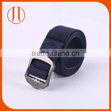 High Quality Fashion Woven Nylon Man Sport Belt with OEM Alloy Buckle