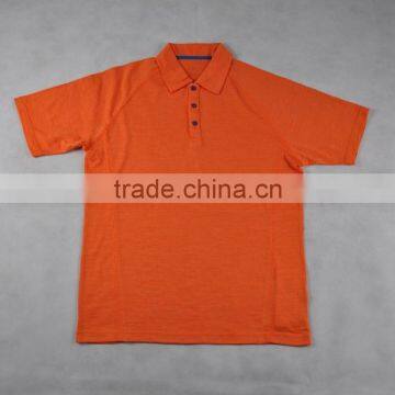 100% Men's Superfine Merino Wool Fashionable Golf Polo T-Shirts Size Plus photo-3