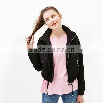Top Sale Waterproof Nylon Jacket With Hood Breathable Womens Coats photo-4