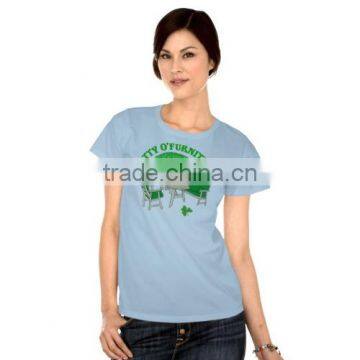 Plain Tee Shirts Printing Short Puff Sleeve Blouse Jersey Fresh TShirt Blank