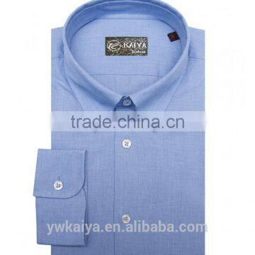 Long Sleeve solid color Men's Dress Shirt Design Italian Style