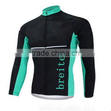 China custom wholesale polyester long sleeve specialized cycling jersey