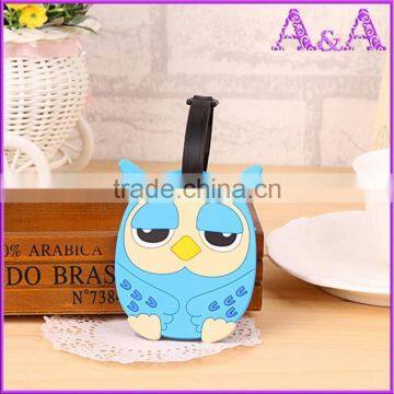 Personalized Luggage Tag Maker Wholesale Custom Logo Cheap Bulk Travel Airplane Soft Pvc Luggage Tag photo-6