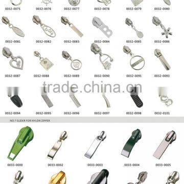 Factory Wholesale and Custom Nickel Metal Two Sided Zipper Slider for Bag photo-5