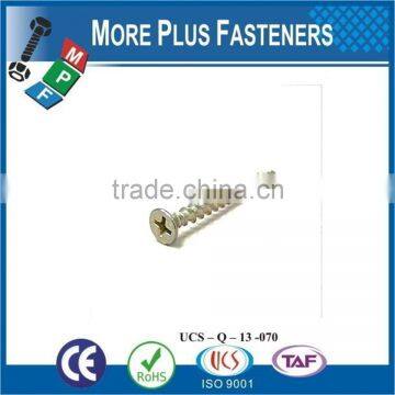 Made in Taiwan Castellated Hexagon Head Serrated Washer Button Head Phillips Flat Countersunk Head Cross Recess Tapping Screw photo-5