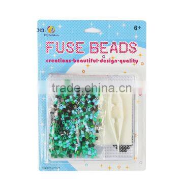 New Style DIY Handmaking 5mm Mini Hama Perler Beads Toys With Pegboard Iron Paper and Twezzer Fuse Beads Set 18004 photo-3