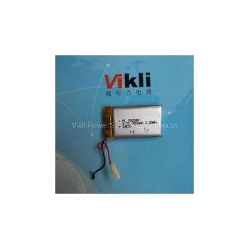 3.7V lithium ion polymer battery 702540-700mah