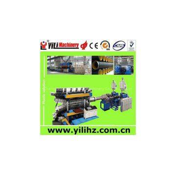 PE Double Wall Corrugated Pipe Production Line