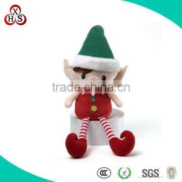 2014 cute soft plush christmas elf