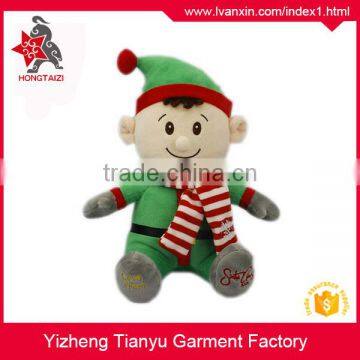Promotional gift christmas elf soft toy plush wholesale