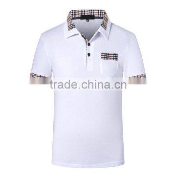 Collar and cuffs custom colorful polo shirt design pattern