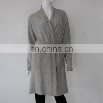 Wholesale many knitting styles anti-pilling cashmere night-robe