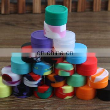 High quality customized small silicone jars dab wax container