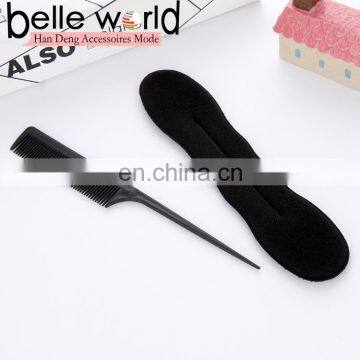 Magic Foam Sponge Hair Device Donut Tuck Comb Combination Packing Convenience Hair Bun Maker photo-3