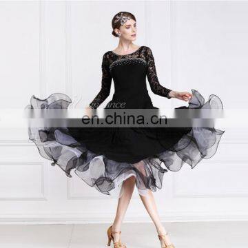 Long Ballroom Practice Dancewear Dress M-108 photo-2