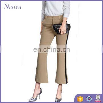 Cheap Office Long Khaki Pants, Vertical Stripe Pants For Ladies, Wholesale Trousers Pants