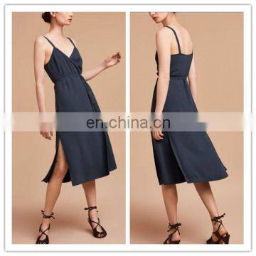 2017 Garment Factory Sexy Simple Wrap Evening Dress Women(17030801)