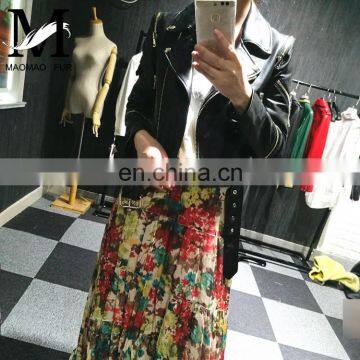 High Fashion Real Leather Jacket Woman Cheap Short Leather Spring Jackets Women photo-5