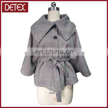 Tweed Ladies Short Coat Design Women Coat