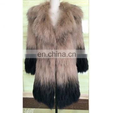 different types colored fox fur coat womens for winter in many style