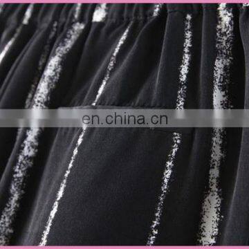 Thick Printed Fabric Pants With Two Pockets Front Zipper photo-4