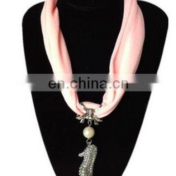 Fashion Short Scarf with fashionable Jewellery Accessories wholesale