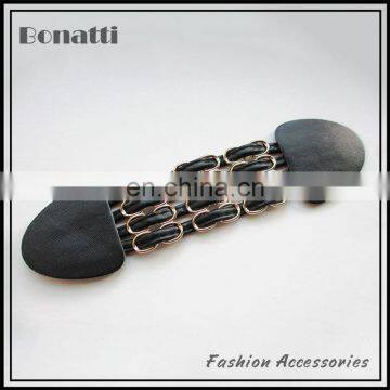 leather metal toggle coat buttons