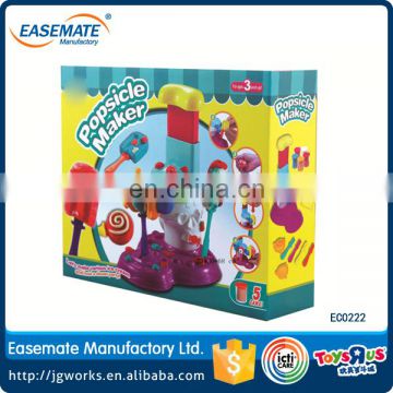 2015 hot sales non- toxic popsicle maker play dough toy for kids