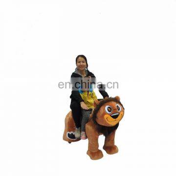 HI Lion King battery operated kids walking animal ride on toy for mall