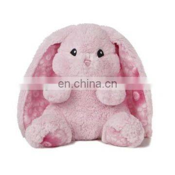 Pink flower Plush Easter Rabbit Toys for girls