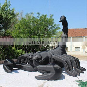 Large 6m length black inflatables scorpion