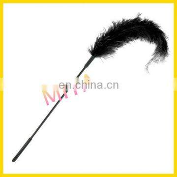 Red Black Purple White French Feather Tickler photo-3