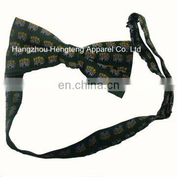 Customized Design Silk Woven Bow Tie MOQ 100pcs