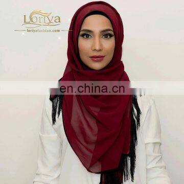 Muslim scarf shawl chiffon hijab good quality hijab wholesale