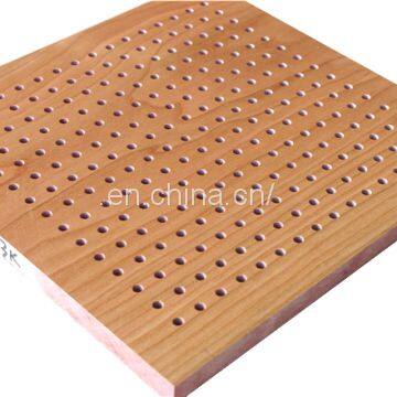 MDF Board Sound Proofing Material Perforated Wooden Timber Acoustic Wall Panels photo-2