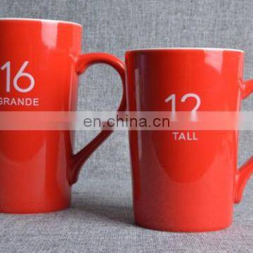 Customs Printing White Plain Ceramic Mug photo-5
